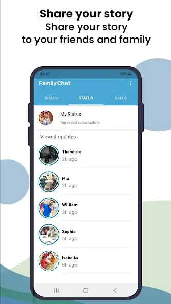 Скачать FamilyChat: Chat With Family [Без рекламы] MOD APK на Андроид