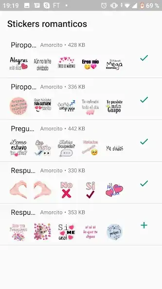 Скачать Stickers de amor - WASticker [Разблокированная версия] MOD APK на Андроид
