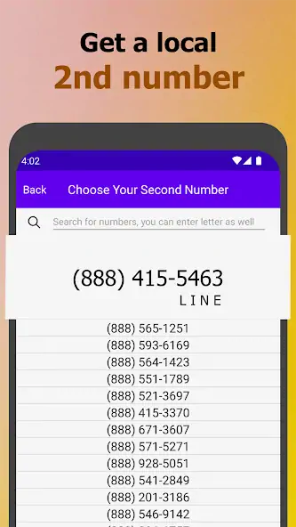Скачать My 2nd Line Text & Call Number [Премиум версия] MOD APK на Андроид