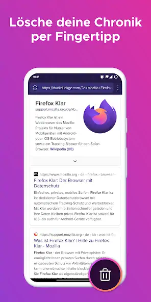 Скачать Firefox Klar Browser [Разблокированная версия] MOD APK на Андроид