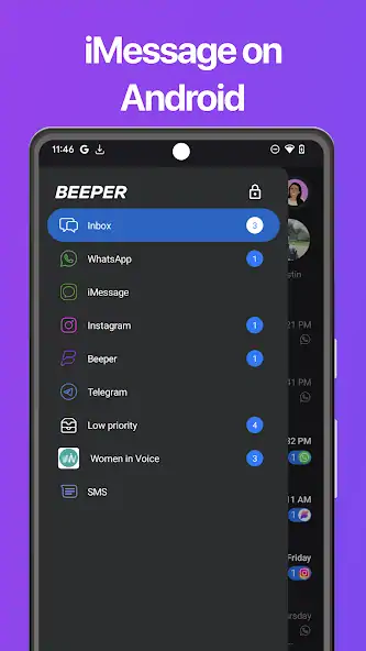 Скачать Beeper - Unified Messenger [Без рекламы] MOD APK на Андроид