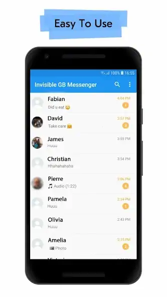 Скачать GB Messenger - Stay Offline [Полная версия] MOD APK на Андроид