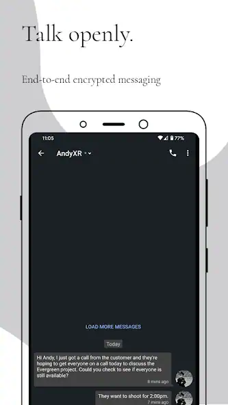 Скачать Glacier Chat: Secure Messenger [Разблокированная версия] MOD APK на Андроид