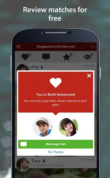 Скачать SingaporeLoveLinks Dating [Полная версия] MOD APK на Андроид