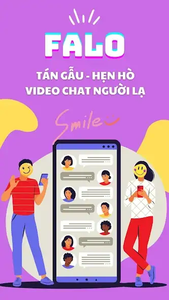 Скачать Falo - Hẹn Hò, Chat Người Lạ [Премиум версия] MOD APK на Андроид