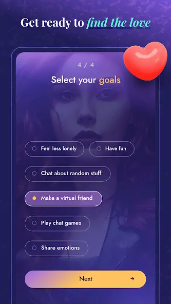 Скачать AI Girlfriend - Chatbot Friend [Разблокированная версия] MOD APK на Андроид