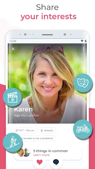 Скачать OurTime: Dating App for 50+ [Разблокированная версия] MOD APK на Андроид