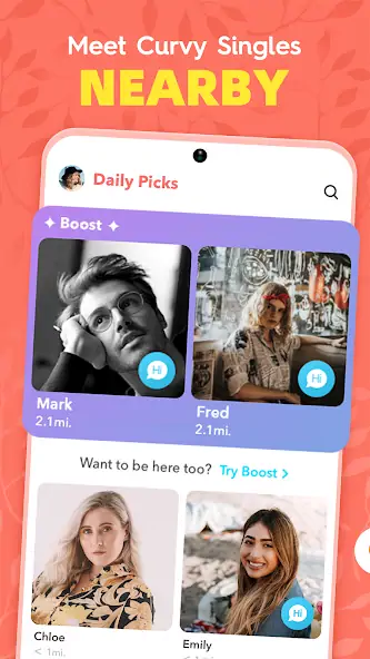 Скачать WooPlus - Dating App for Curvy [Полная версия] MOD APK на Андроид