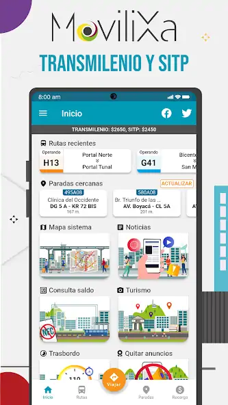 Скачать Transmilenio y Sitp [Разблокированная версия] MOD APK на Андроид