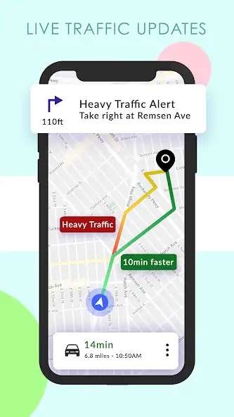 Скачать GPS Navigation, Maps & Traffic [Без рекламы] MOD APK на Андроид
