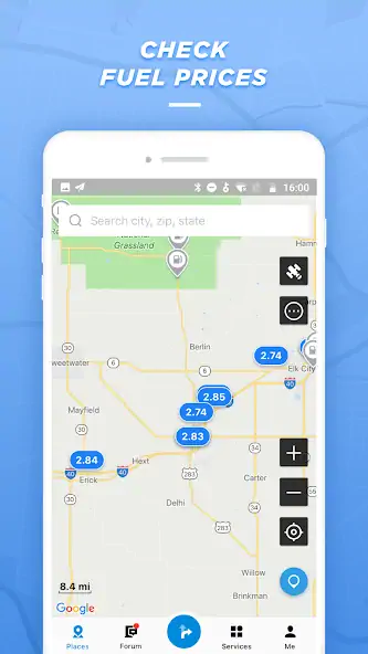 Скачать Trucker Path: Truck GPS & Fuel [Полная версия] MOD APK на Андроид