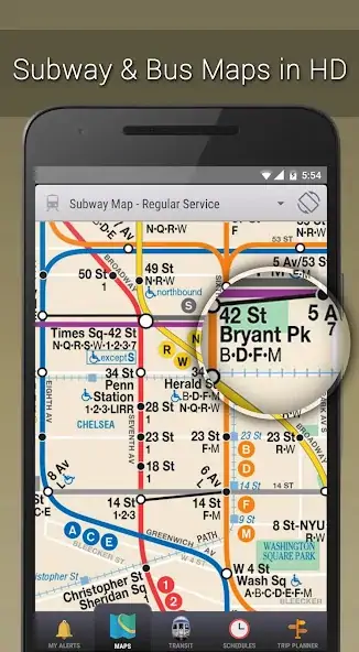 Скачать MyTransit NYC Subway & MTA Bus [Полная версия] MOD APK на Андроид