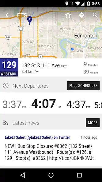 Скачать Edmonton ETS Bus - MonTransit [Полная версия] MOD APK на Андроид
