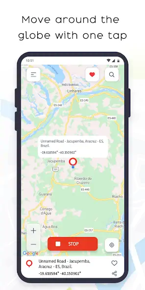 Скачать Fake GPS Location Changer App [Разблокированная версия] MOD APK на Андроид