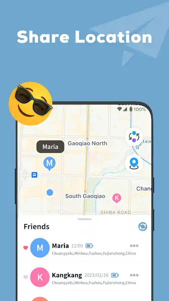 Скачать Location Share [Без рекламы] MOD APK на Андроид