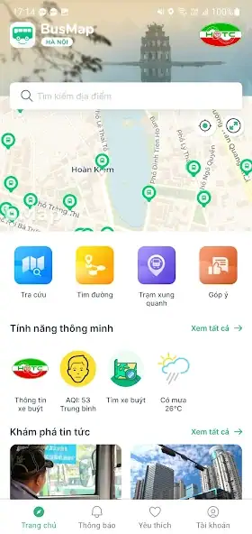 Скачать BusMap Hà Nội [Разблокированная версия] MOD APK на Андроид