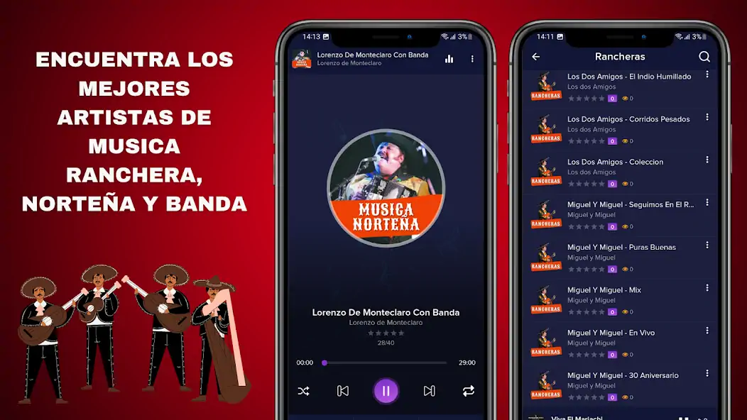 Скачать Música Ranchera Mexicana [Премиум версия] MOD APK на Андроид