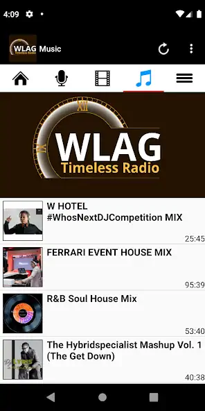 Скачать WLAG Timeless Radio [Без рекламы] MOD APK на Андроид