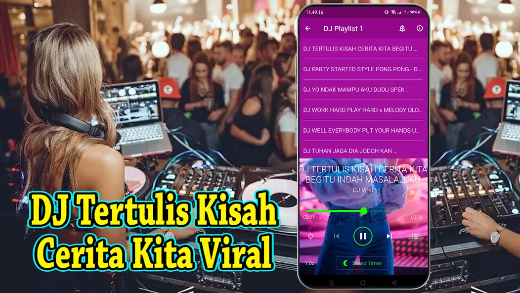 Скачать DJ Tertulis Kisah Cerita Kita [Разблокированная версия] MOD APK на Андроид