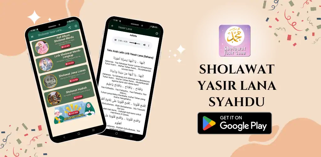 Скачать Sholawat Yasir Lana Syahdu [Разблокированная версия] MOD APK на Андроид