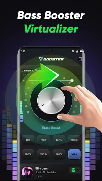 Скачать Bass Booster - Volume Booster [Разблокированная версия] MOD APK на Андроид