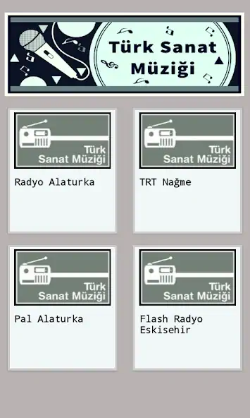 Скачать Türk Sanat Müziği Radyoları [Без рекламы] MOD APK на Андроид