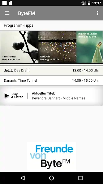 Скачать ByteFM Radio für gute Musik [Полная версия] MOD APK на Андроид
