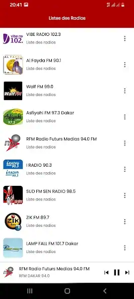 Скачать Radio Senegal FM: radio en lig [Разблокированная версия] MOD APK на Андроид