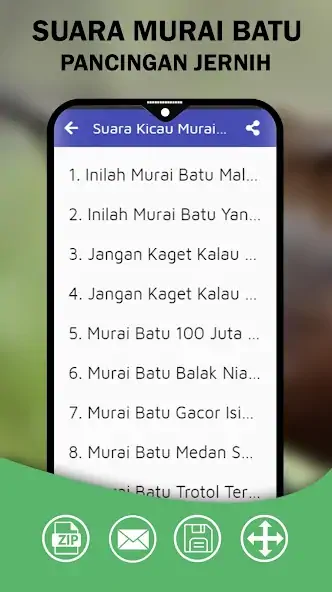 Скачать Suara Murai Batu Gacor Ampuh [Без рекламы] MOD APK на Андроид