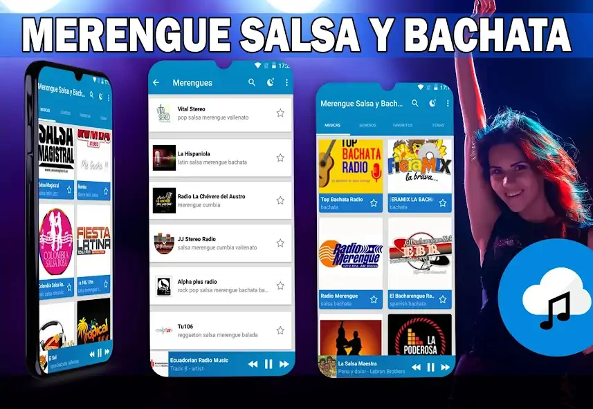 Скачать Merengue Salsa y Bachata [Разблокированная версия] MOD APK на Андроид