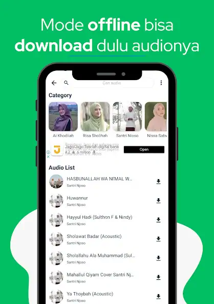 Скачать Sholawat Merdu Penyejuk Hati [Полная версия] MOD APK на Андроид