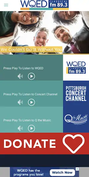 Скачать WQED-FM [Разблокированная версия] MOD APK на Андроид