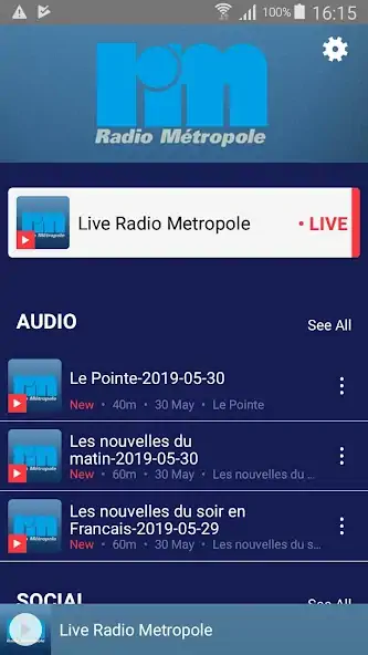 Скачать Radio Métropole [Разблокированная версия] MOD APK на Андроид