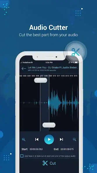 Скачать Audio Editor : Ringtone Maker [Премиум версия] MOD APK на Андроид