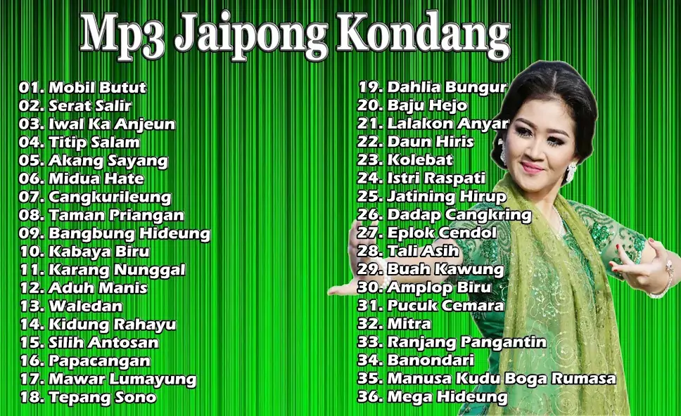 Скачать Jaipong Sunda Lagu Mp3 Offline [Премиум версия] MOD APK на Андроид