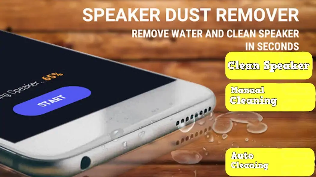 Скачать Очиститель динамиков пыль вода [Без рекламы] MOD APK на Андроид