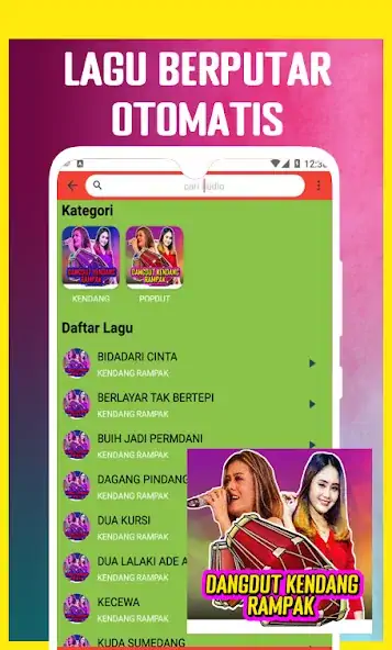 Скачать Dangdut Kendang Rampak Koplo [Полная версия] MOD APK на Андроид