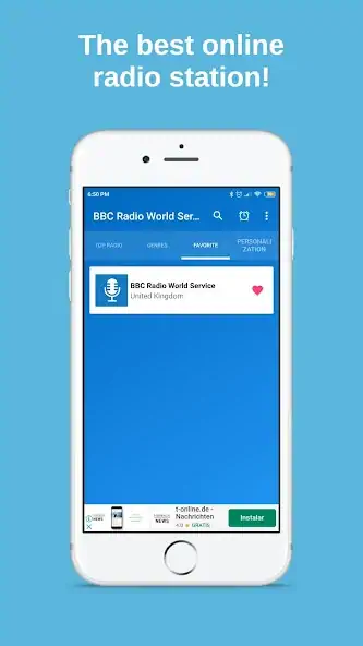Скачать UK BBC Radio World Service App [Разблокированная версия] MOD APK на Андроид