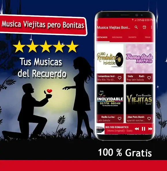 Скачать Musica Viejitas pero Bonitas [Разблокированная версия] MOD APK на Андроид