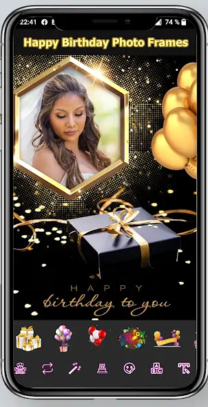 Скачать Happy Birthday Photo Frames [Премиум версия] MOD APK на Андроид