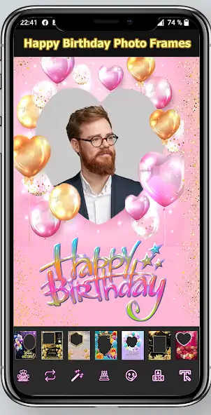 Скачать Happy Birthday Photo Frames [Премиум версия] MOD APK на Андроид