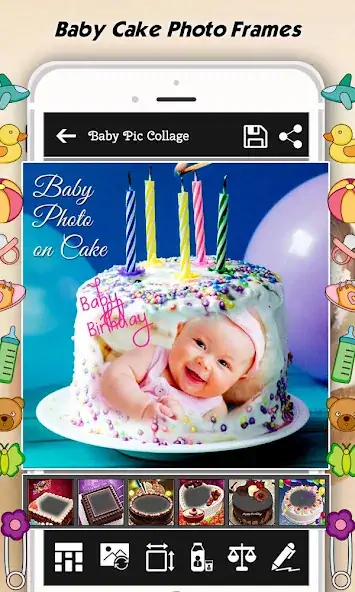 Скачать Baby Photo Frames : Name, Card [Без рекламы] MOD APK на Андроид