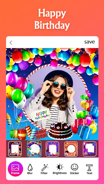 Скачать Happy Birthday Photo Frame [Полная версия] MOD APK на Андроид