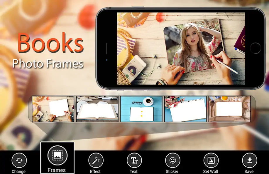 Скачать Book Photo Frames - new photob [Разблокированная версия] MOD APK на Андроид