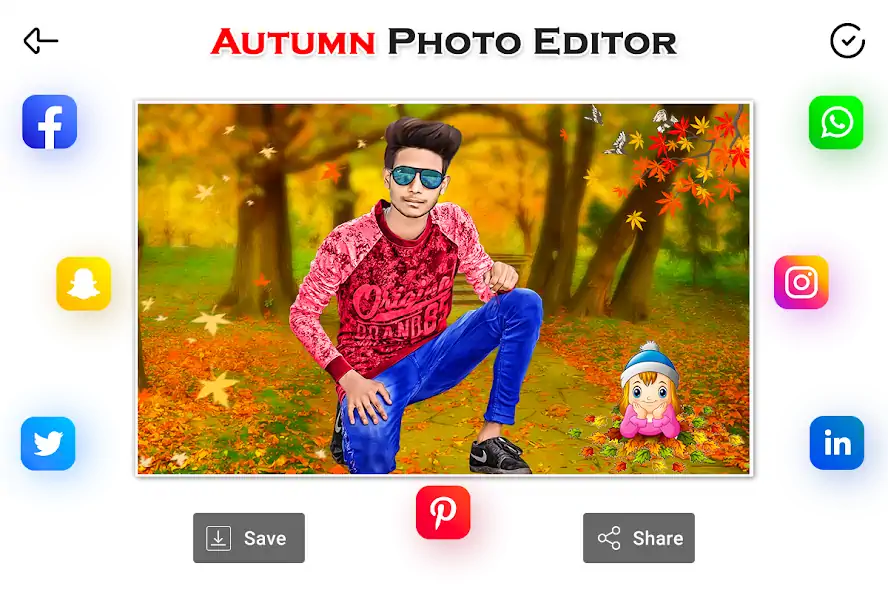 Скачать Autumn Photo Editor [Премиум версия] MOD APK на Андроид