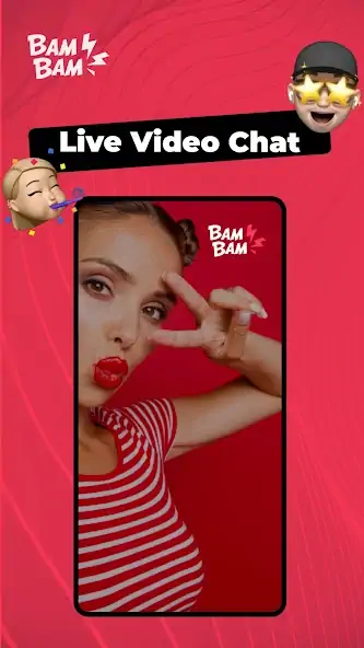 Скачать BamBam: Live Video-Chat & Call [Полная версия] MOD APK на Андроид