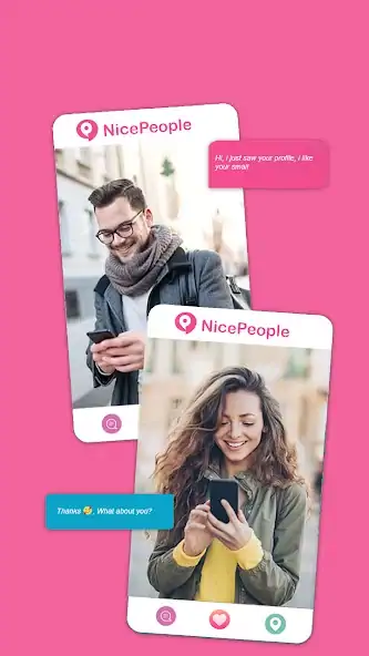 Скачать NicePeople: Date. Chat. Meet. [Без рекламы] MOD APK на Андроид