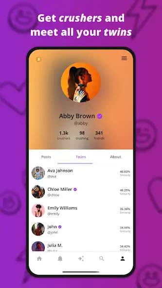 Скачать Crush: A dating social network [Премиум версия] MOD APK на Андроид