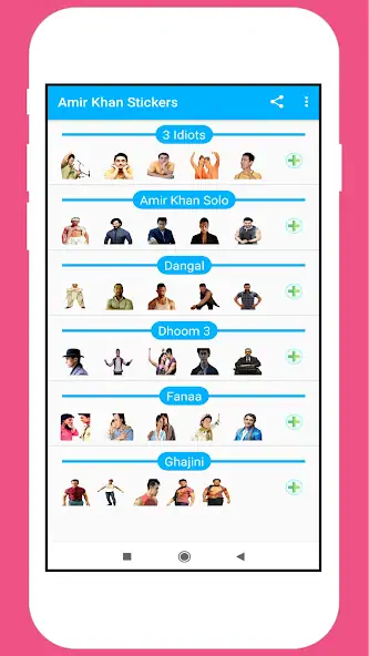 Скачать Amir Khan Stickers [Премиум версия] MOD APK на Андроид