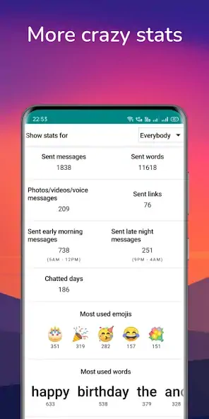 Скачать WhatsChat Analyzer [Премиум версия] MOD APK на Андроид